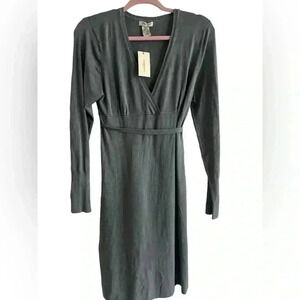 Vertigo Paris New with Tags Sweater Knit Dress with Wrap Top